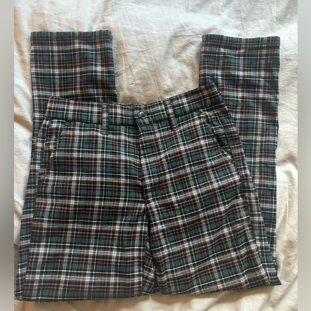 American eagle plaid ankle pants
